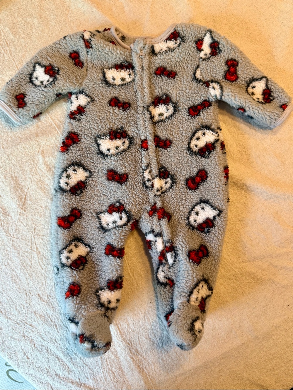 Hello Kitty Baby Fleece Bunting Suit 3 months
